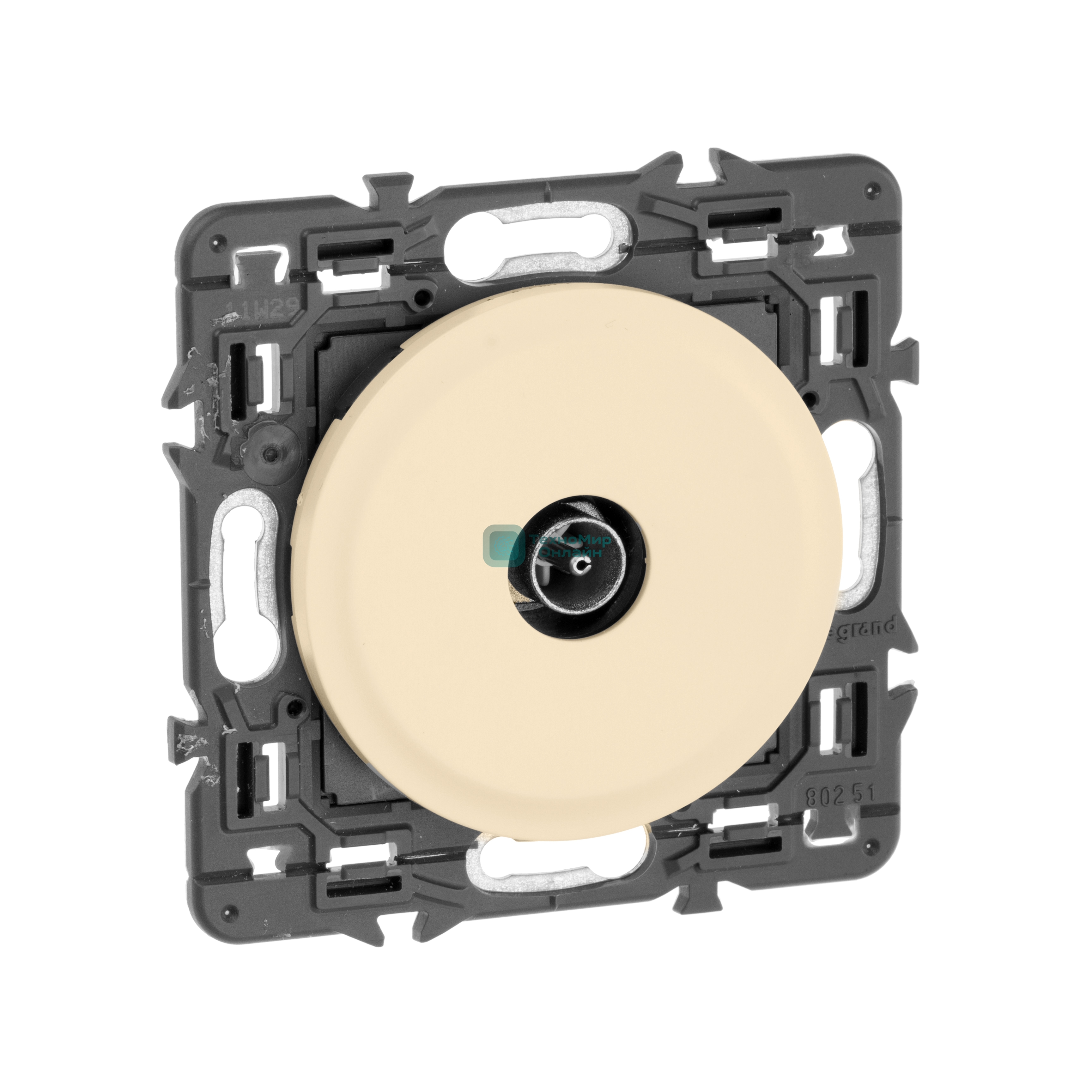 Вилка TV простая, 0-2400 МГц