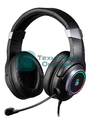 Гарнитура проводная с микрофоном A4Tech Bloody G350 черный 2м мониторные USB оголовье (G350 USB, BLACK)