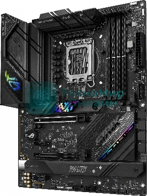 Материнская плата ASUS ROG STRIX B760-F GAMING WIFI, LGA 1700, Intel B760, 4xDDR5, 4xSATA, 3xM.2, 1xPCI-E 5.0 x16, 1xPCI-E 3.0 x4, 1xHDMI, 1xDP, 1x 2.5Gb LAN, 1xUSB-A 3.2 Gen 2, 6xUSB-A 3.2 Gen 1, 1xUSB-C 3.2 Gen 2x2, 5x3.5 мм, 7.1, Standard-ATX