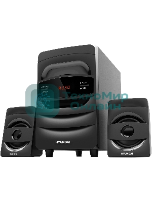 Микросистема Hyundai H-MS1404 черный 30Вт FM USB BT SD