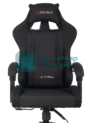 Кресло Бюрократ Zombie Predator Neo Black черный, экокожа, 120 кг, механизм качания