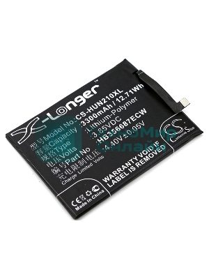 Аккумулятор CameronSino CS-HUN210XL HB356687ECW для Huawei Honor 7X3.85V, 3300mAh, 12.71Wh