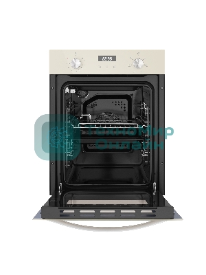 Шкаф духовой электрический Maunfeld EOEM516BG, 45 см, 51 л, бежевый, встраиваемый