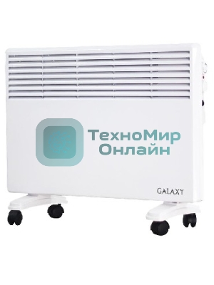 Конвектор электрический Galaxy GL 8226 белый, 1200 Вт, 12 м2, термостат