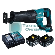 Ножовка Makita DJR187RTE 18В. 2х5АчLi-ion. 0-3000об\м. ход-32мм. рез-255мм