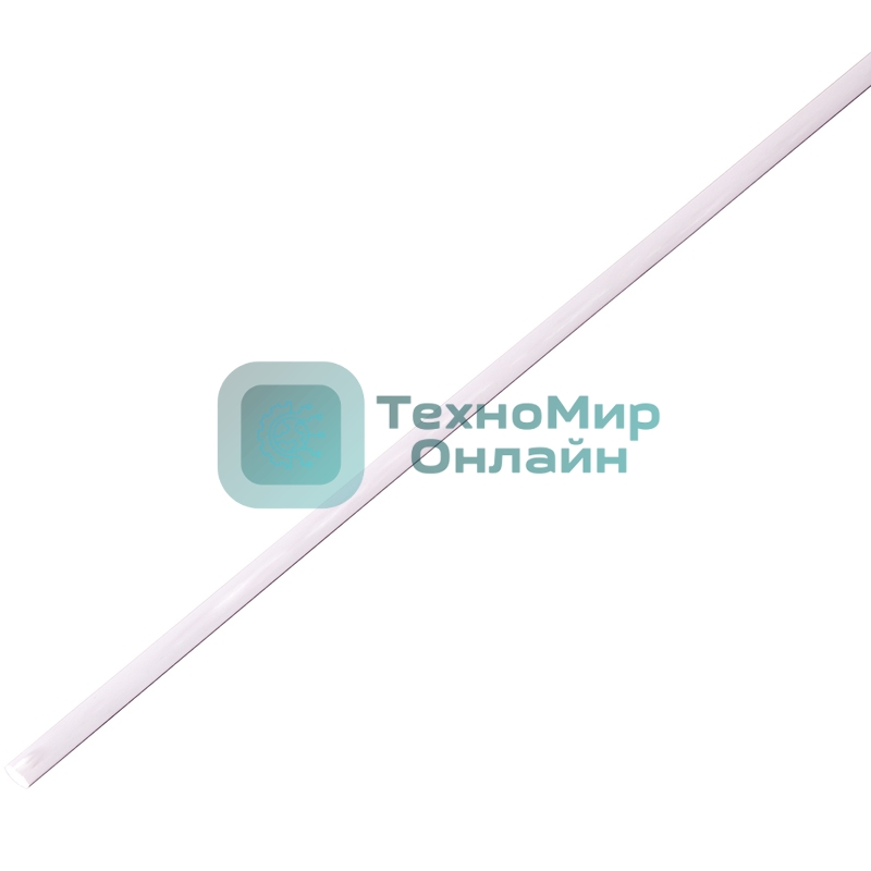Термоусадочная трубка PROconnect 4,0/2,0 мм, белая, упаковка 50 шт. по 1 м