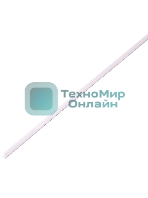 Термоусадочная трубка PROconnect 4,0/2,0 мм, белая, упаковка 50 шт. по 1 м