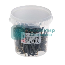 Дюбель-гвоздь 6х40 с грибовидной манжетой полипропилен (уп. 150 шт) ведро Tech-Krep 101989