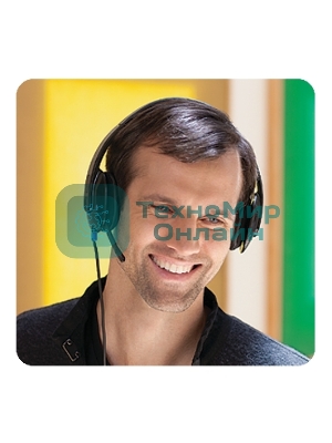 Гарнитура Logitech USB Headset H540 чёрный, проводная, USB