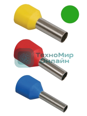 Наконечник-гильза изол. Е1612 (уп. 100 шт) IEK UGN10-016-08-12