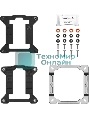 Кулер для процессора DEEPCOOL AG400 LED черный, 120 мм, алюминий/медь, 2000 об/мин, 31.6 дБ, 4 pin, 220 Вт, 150 мм