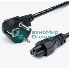 Кабель питания GoPower евровилка CEE 7/7-IEC 320 C5 1.8м ПВХ 0.75мм черный (1/10/160)