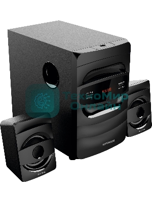 Микросистема Hyundai H-MS1404 черный 30Вт FM USB BT SD