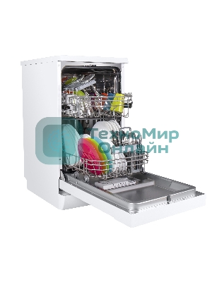 Посудомоечная машина Maunfeld MWF08S, белый, 44.8 см, 9 компл., 49 дБ, класс A+