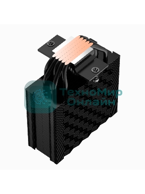 Кулер для процессора PCCooler RZ500 черный 120мм алюминий+медь 2200rpm 32db 4-pin 250W 155мм