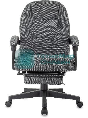 Кресло Бюрократ CH-868MSG-BF 3C1 серый, ткань, подставка для ног