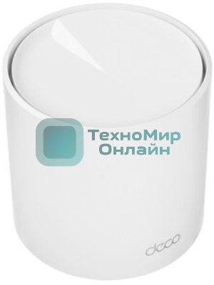 Бесшовный Mesh роутер TP-Link Deco X10 (DECO X10(2-PACK)) AX1500 10/100/1000BASE-TX белый (упак.:2шт)