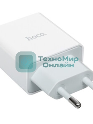 Блок питания (сетевой адаптер) HOCO C81A Asombroso single 1xUSB с кабелем Micro-USB, 2.1A, 10W