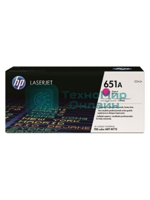 Картридж лазерный HP CE343A 651A пурпурный для LaserJet 700 Color MFP 775 16000 стр.