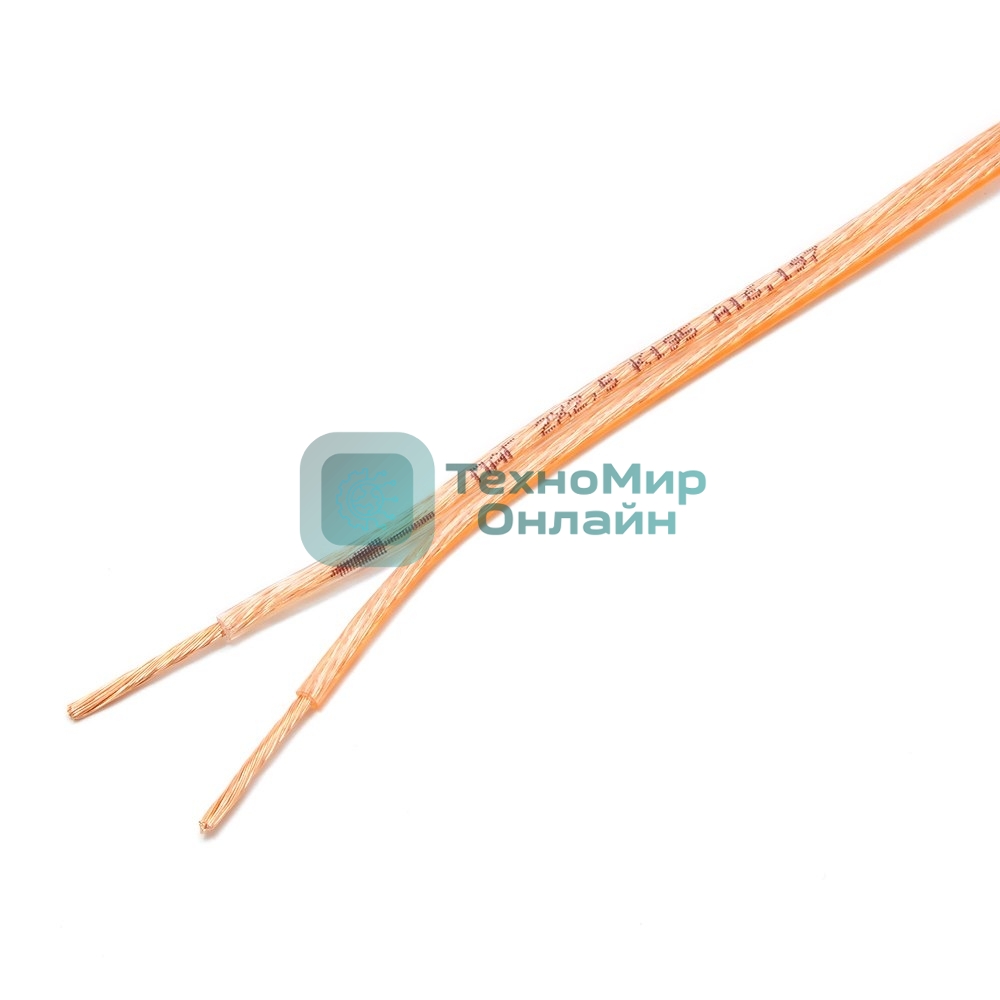 Акустический кабель Cablexpert CC-TC2x2,5-100M, прозрачный, 100 м, на катушке