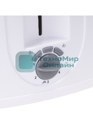 Тостер Galaxy GL 2906, белый, пластик, 850 Вт