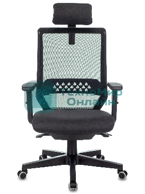 Кресло Бюрократ EXPERT TW-01 черный, сетка, подголовник