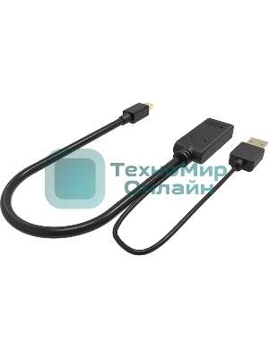 Кабель-переходник HDMI(F) +USB---> miniDP(M) 0.15m 4K*30Hz VCOM CG497-0.15