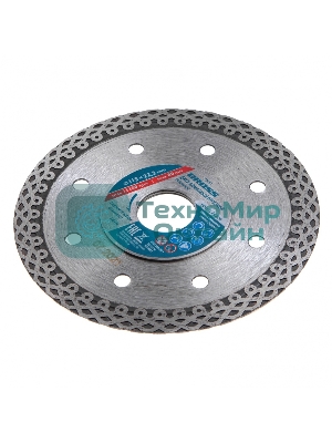 Диск алмазный Gross ф115х22,2мм, тонкий, сплошной (Jaguar), мокрое резание