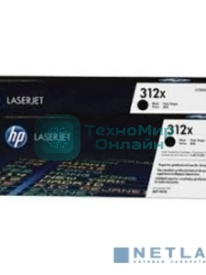 Картридж лазерный двойная упаковка Hewlett-Packard HP 312A CF380XD черный для LaserJet Pro M476dn, M476dw, M476nw 4400 стр.