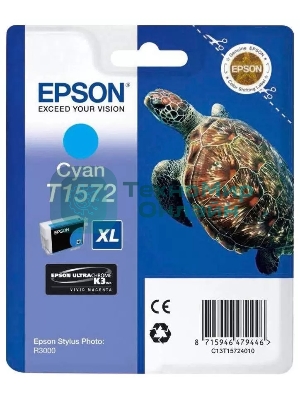 Картридж струйный Epson C13T15724010 голубой (850 стр.) для Epson St Ph R3000