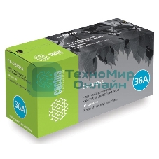 Картридж лазерный Cactus CS-CB436AS (тип CB436A) черный (2000 стр.) для HP LaserJet P1505/M1120 mfp/M1522 mfp