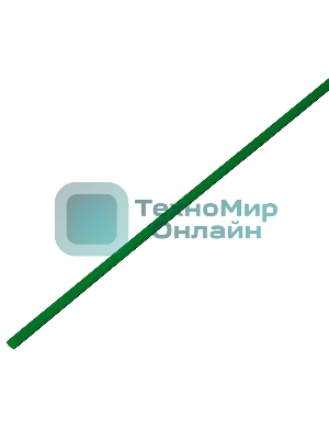 Термоусадочная трубка PROconnect 4,0/2,0 мм, зеленая, по 1 м