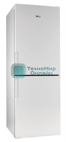 Холодильник Stinol STN 167 белый двухкамерный 181/75л морозилка снизу, No Frost