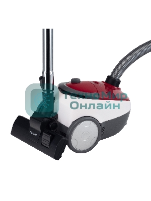 Пылесос Starwind SCB1114 красный/белый, 300/1800 Вт, уборка сухая, пылесборник мешок 2 л