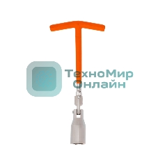 Ключ свечной Rexant Т-образный с карданным шарниром, 21х250 мм