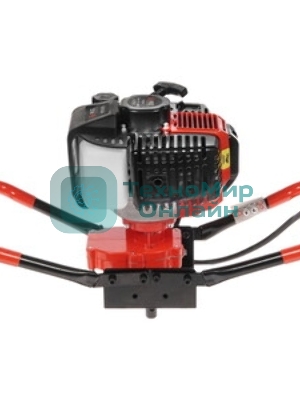 Мотобур бензиновый P.I.T. P51210 (2-х тактный, 1,8кВт, 52 см³, 8000 об/мин, бак 1,2 л, 7,5кг)