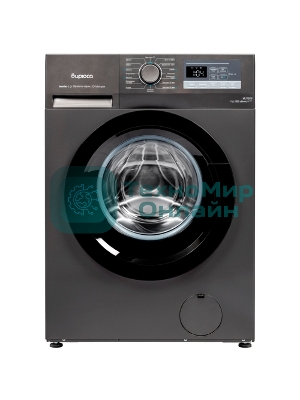 Стиральная машина Бирюса WM-ML712/10 DM черный, загрузка фронтальная 7 кг, 1200 об/мин, класс A+++