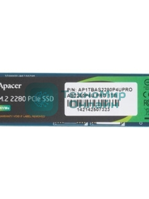 Накопитель SSD Apacer 1Tb, M.2 2280, AS2280P4 PCIe 3.0 x4, NVMe, R/W 3000/2000