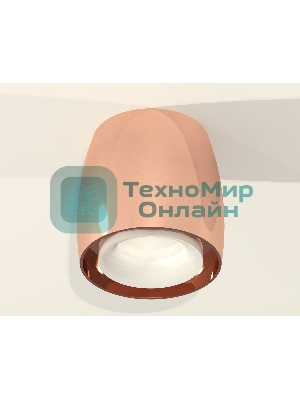 Светильник Ambrella Light XS1144020 PPG/FR золото розовое полированное/белый матовый MR16 GU5.3 (C1144, N7165)