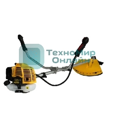газонокосилка CHAMPION Т256-2 разъемный вал(Мощность 0.75/0.87 кВт/л.с., объем двигателя 25,4 см3, вес 6,2кг, бак 0,6л, используемая леска 1,6-2,4мм, рукоятка Р-образная, прямая/разъемная штанга, ширина среза (леска/нож) 400/255, длина штанги 1375 мм.)