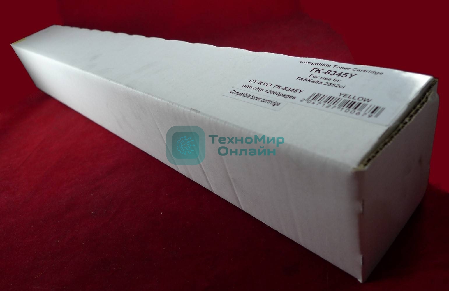 Картридж лазерный для Kyocera TASKalfa 2552ci yellow TK-8345Y 12K JPN