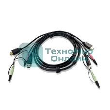 Кабель для переключателей ATEN Custom USB 2.0 HDMI KVM Cable L:1.8m*2L-7D02UH