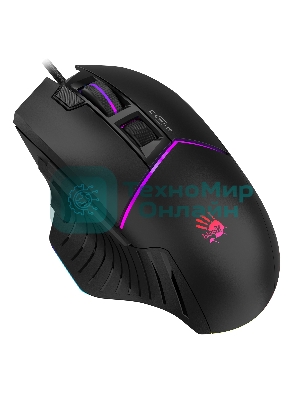 Мышь проводная A4Tech Bloody W95 Max черный, 12000 dpi, USB, кнопки - 10