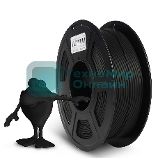 Филамент NVPrint PLA Matte черный для 3D печати диаметр 1.75мм длина 330 метров масса 1 кг