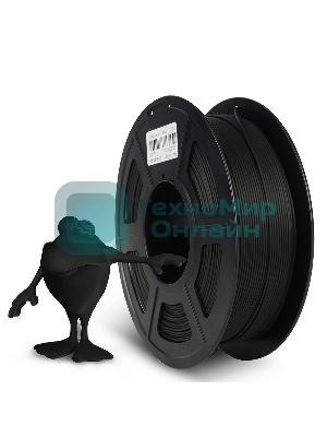 Филамент NVPrint PLA Matte черный для 3D печати диаметр 1.75мм длина 330 метров масса 1 кг