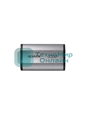 Внешний SSD ADATA SD810, 500 Gb, USB 3.2 Gen 2x2 Type-C, R/W 2000/2000, серебристый