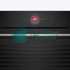 Встраиваемый духовой шкаф с 14 режимами нагрева,контроль температуры от 30 °C до 300 °C,объем 71 л,Eco Clean Direct,TFT сенсорный дисплей,дверь с SoftClose и SoftOpen, Bosch Assist,система очистки пиролитическая,черный