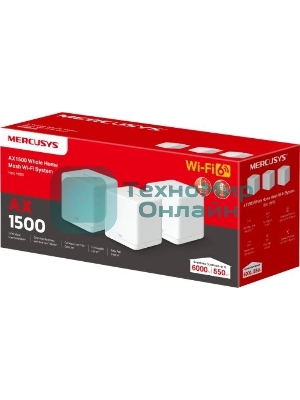 Бесшовный Mesh роутер Mercusys Halo H60X (3-pack) AX1500 Wi-Fi 6 система