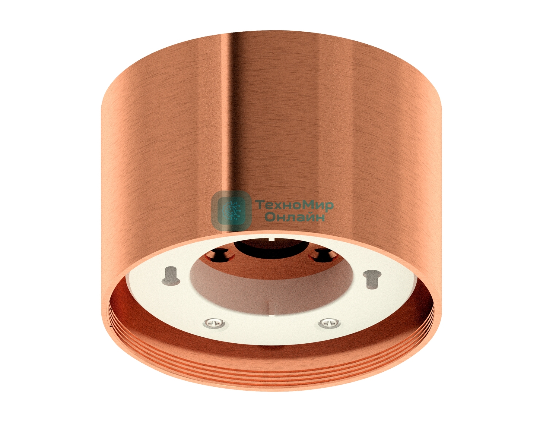 Корпус светильника C8122 PPG золото розовое полированное D85*H60mm GX53