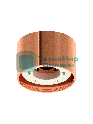 Корпус светильника C8122 PPG золото розовое полированное D85*H60mm GX53